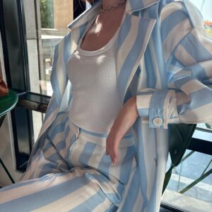 Capri Striped Two-Piece Set